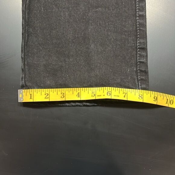 Black Long Rise Denim Jeans By Aura. Size 10 - Picture 4 of 8